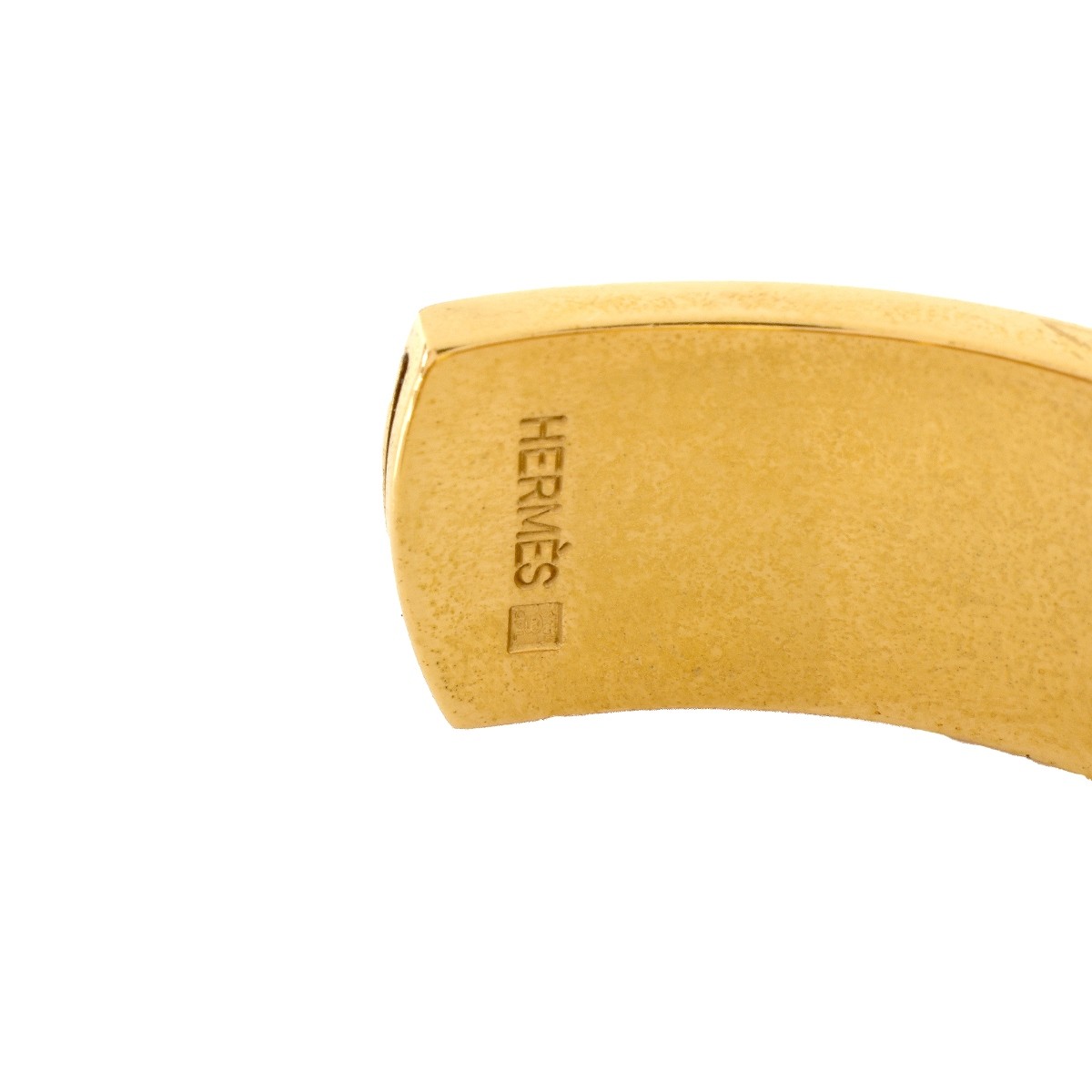 Hermes Epsom Leather Kelly Cuff Bracelet