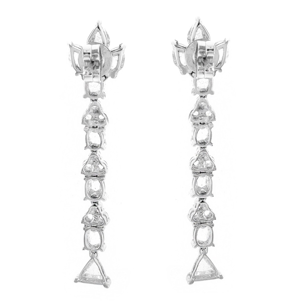 5.20ct Diamond and 18K Gold Earrings