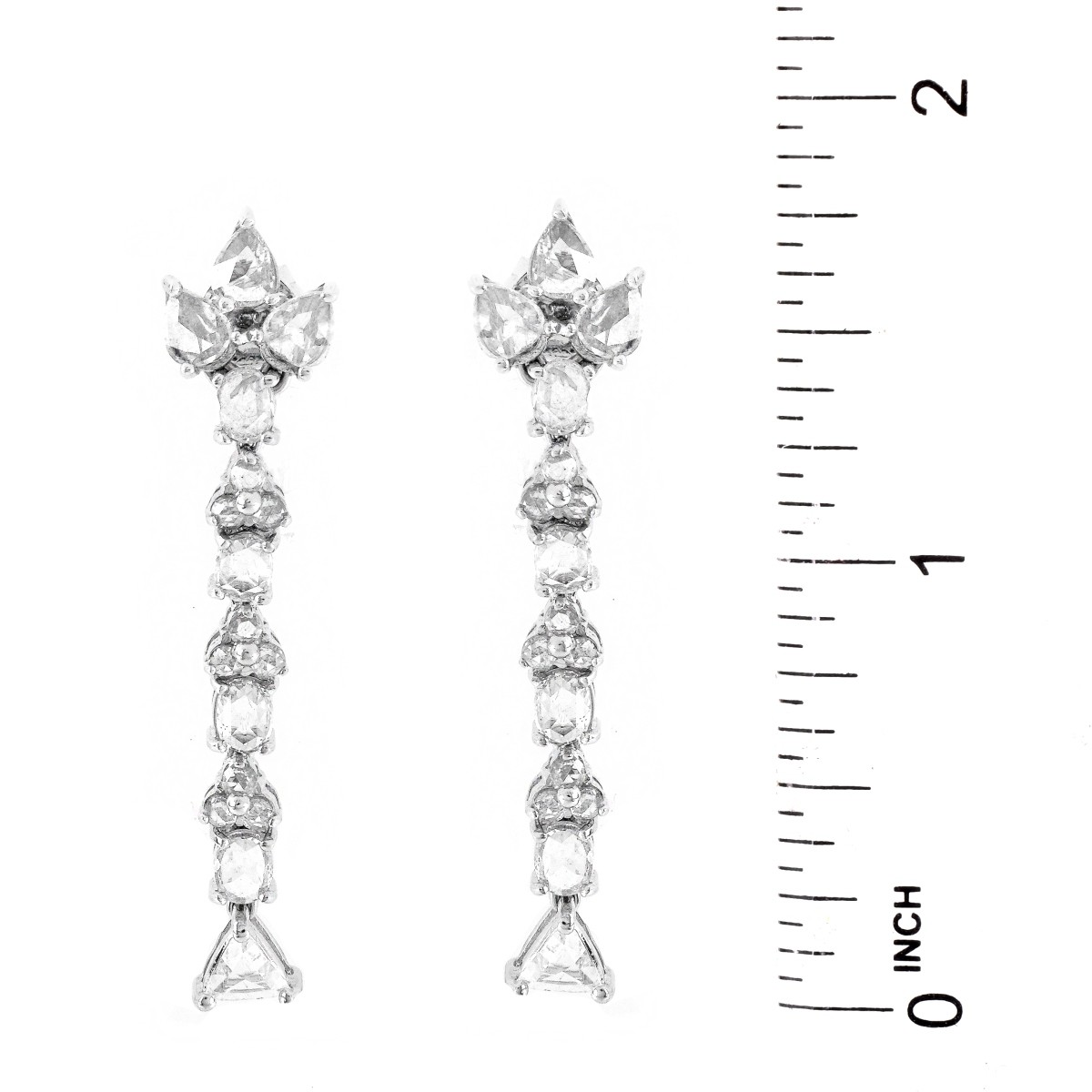 5.20ct Diamond and 18K Gold Earrings