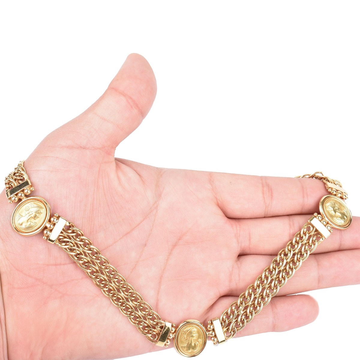 Vintage Italian 18K Gold Necklace