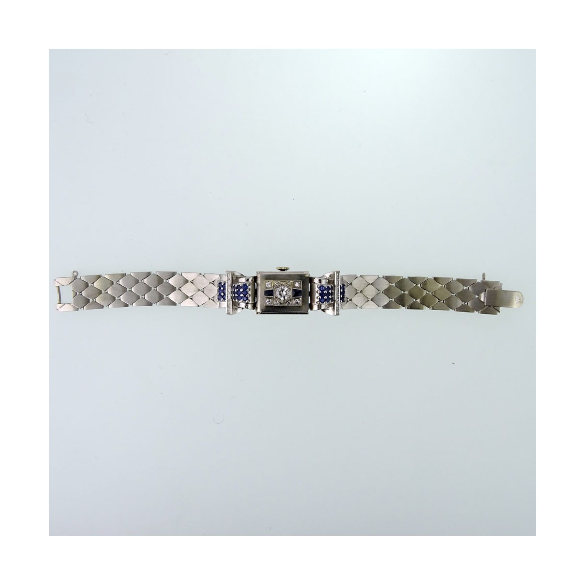 Lady's1940's Diamond and 14K Gold Watch