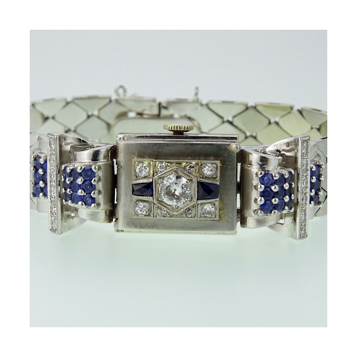 Lady's1940's Diamond and 14K Gold Watch