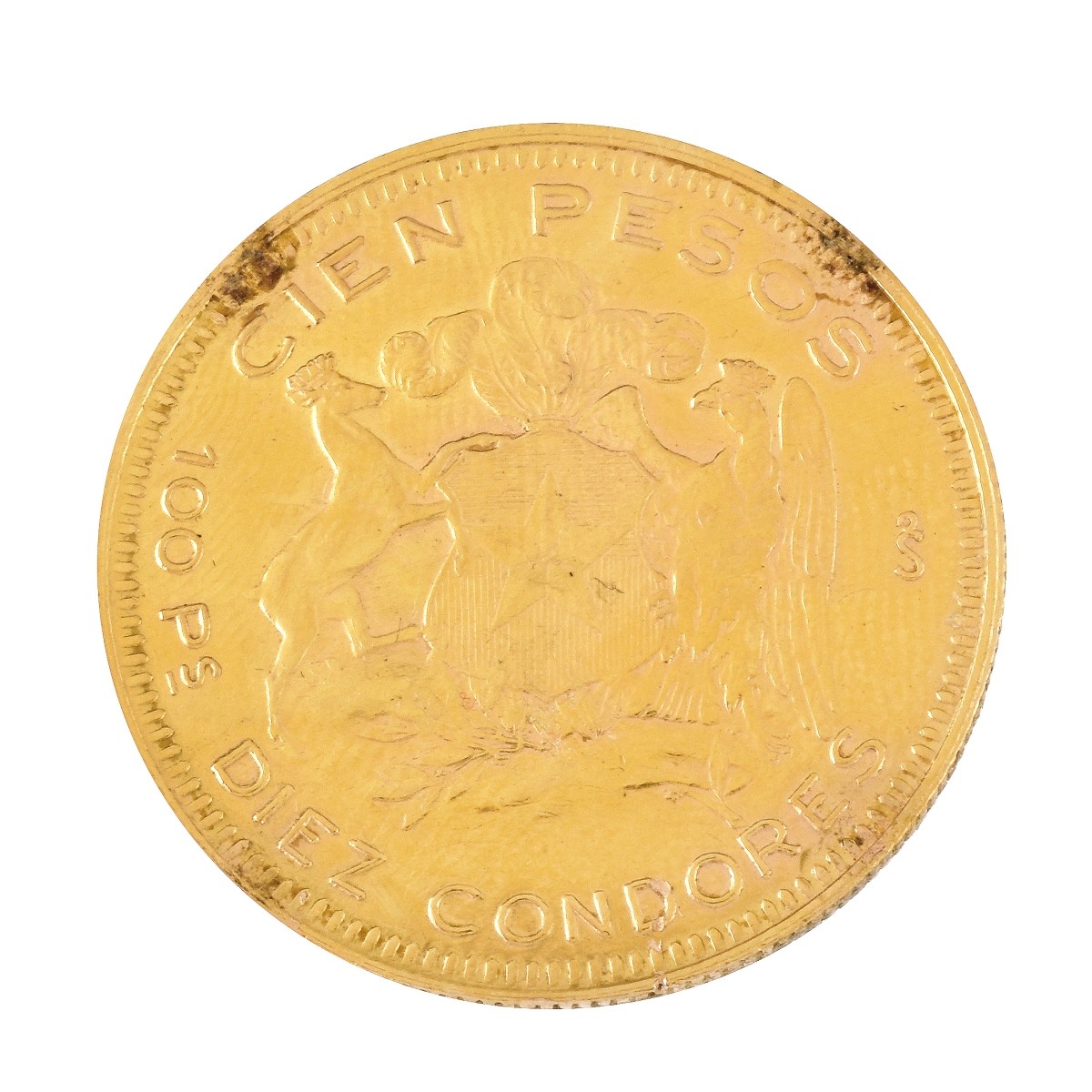 Chilean 50 Pesos Gold Coin