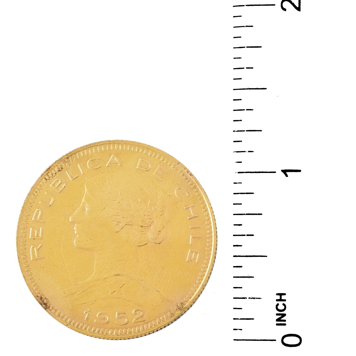 Chilean 50 Pesos Gold Coin
