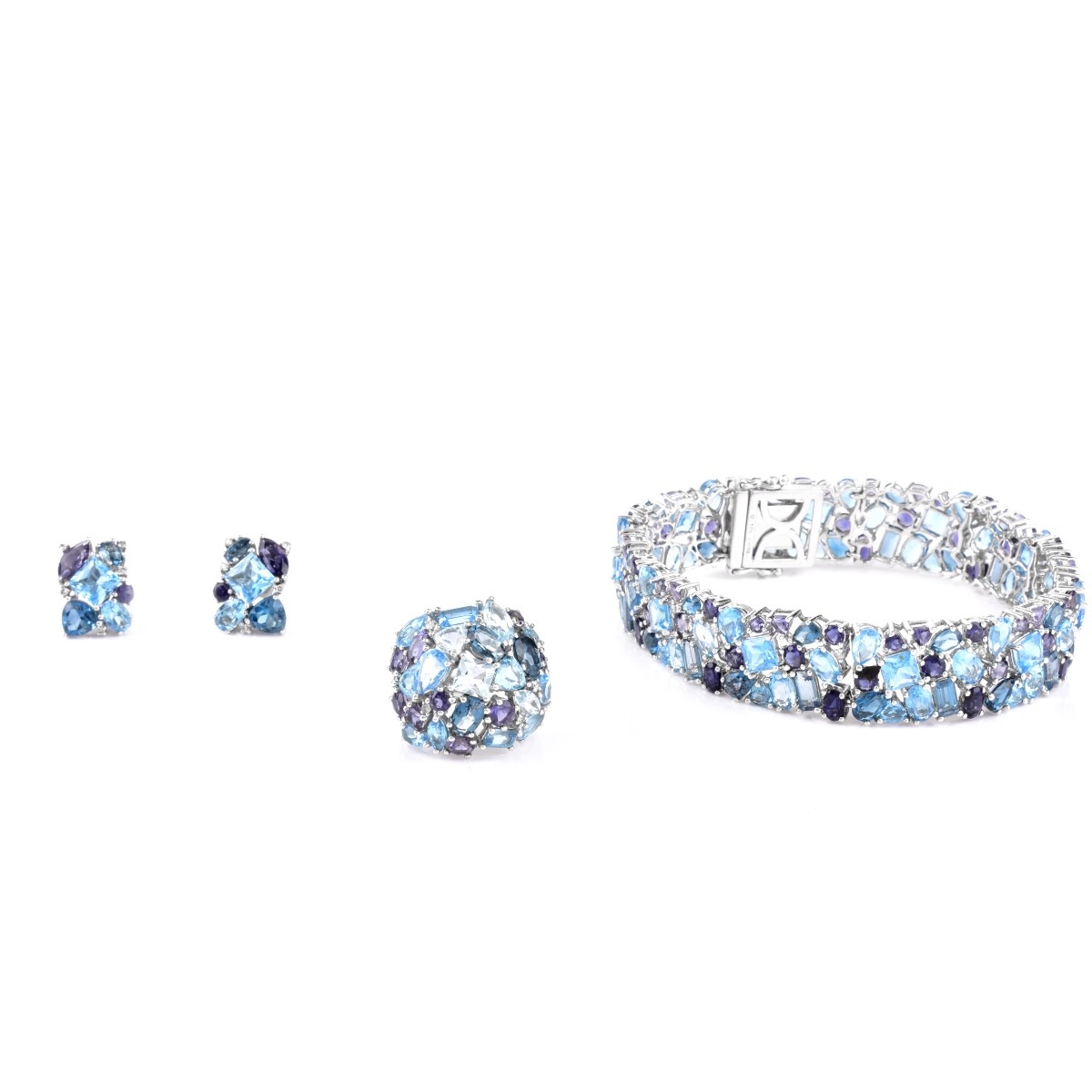 Topaz and 14K Gold Suite