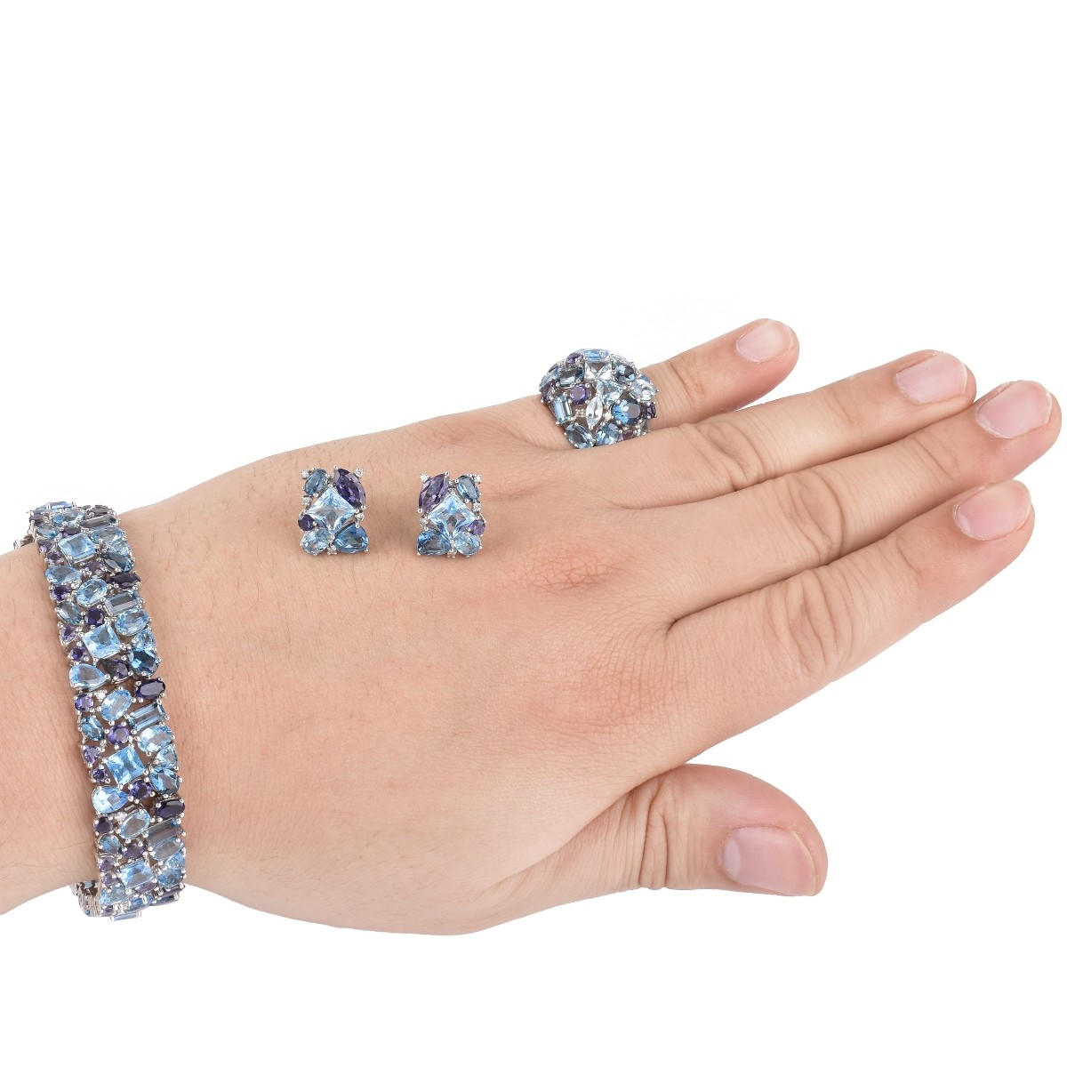 Topaz and 14K Gold Suite