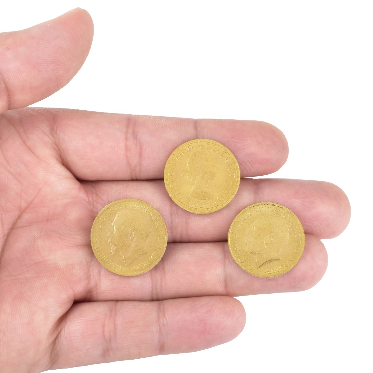 Three (3) British Gold Sovereigns
