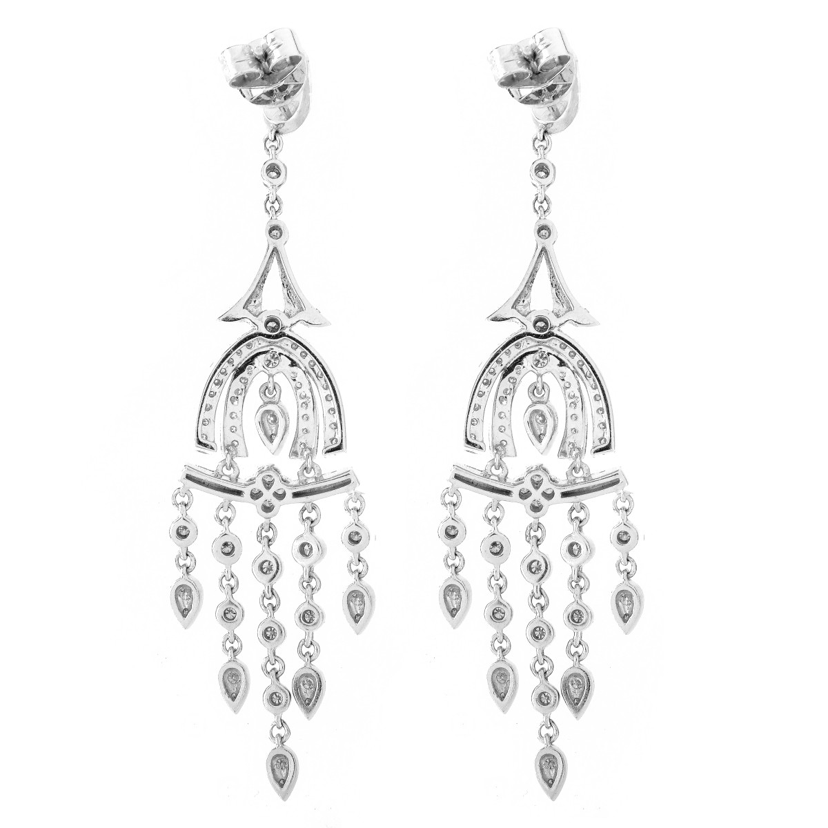 Diamond and 18K Gold Earrings