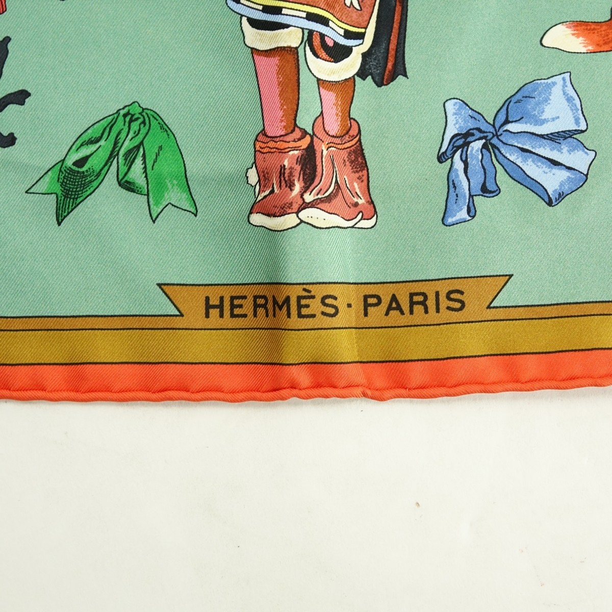 Hermes Kermit Oliver Kachinas Twill Silk Scarf