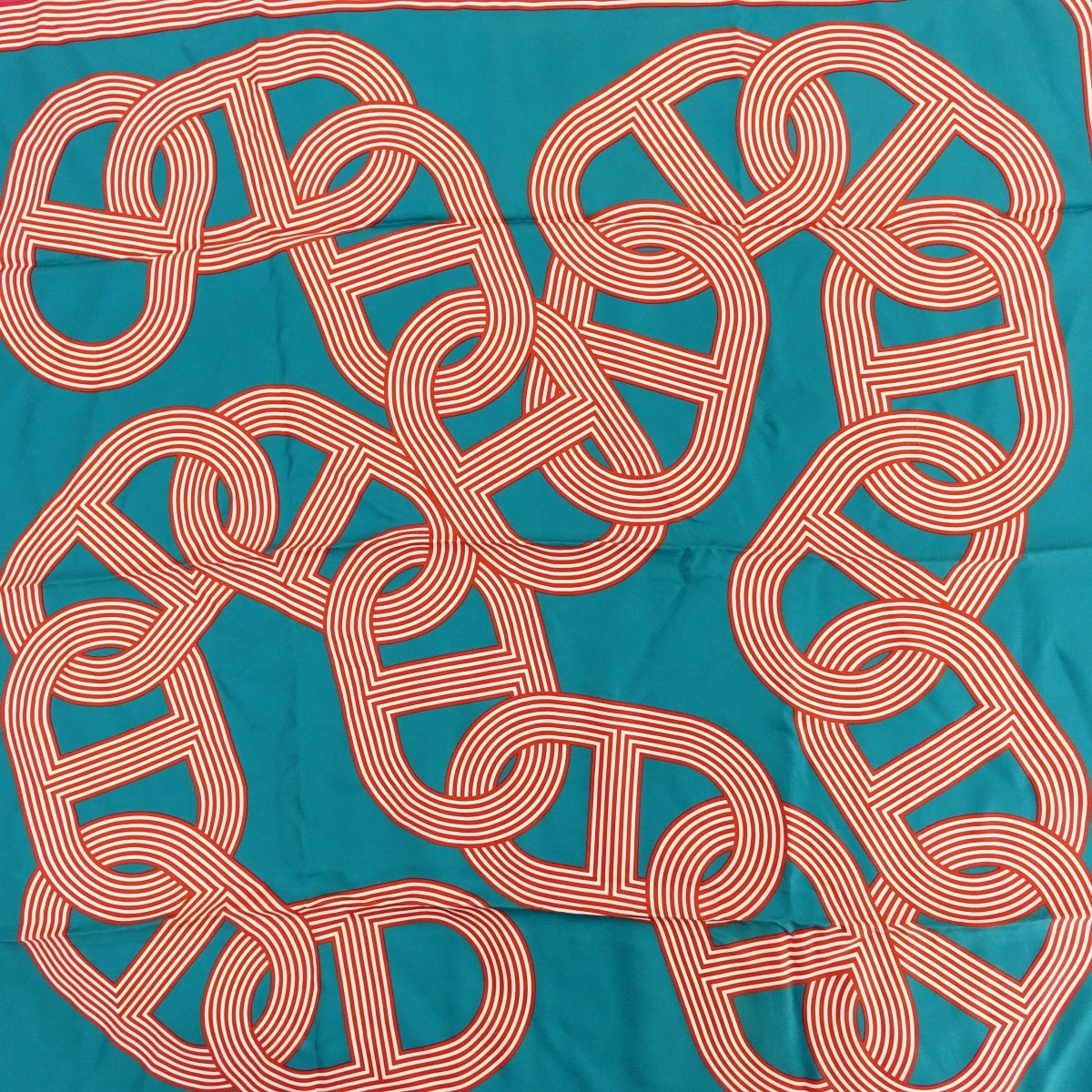 Hermes Circuit 24 Faubourg Twill Silk Scarf