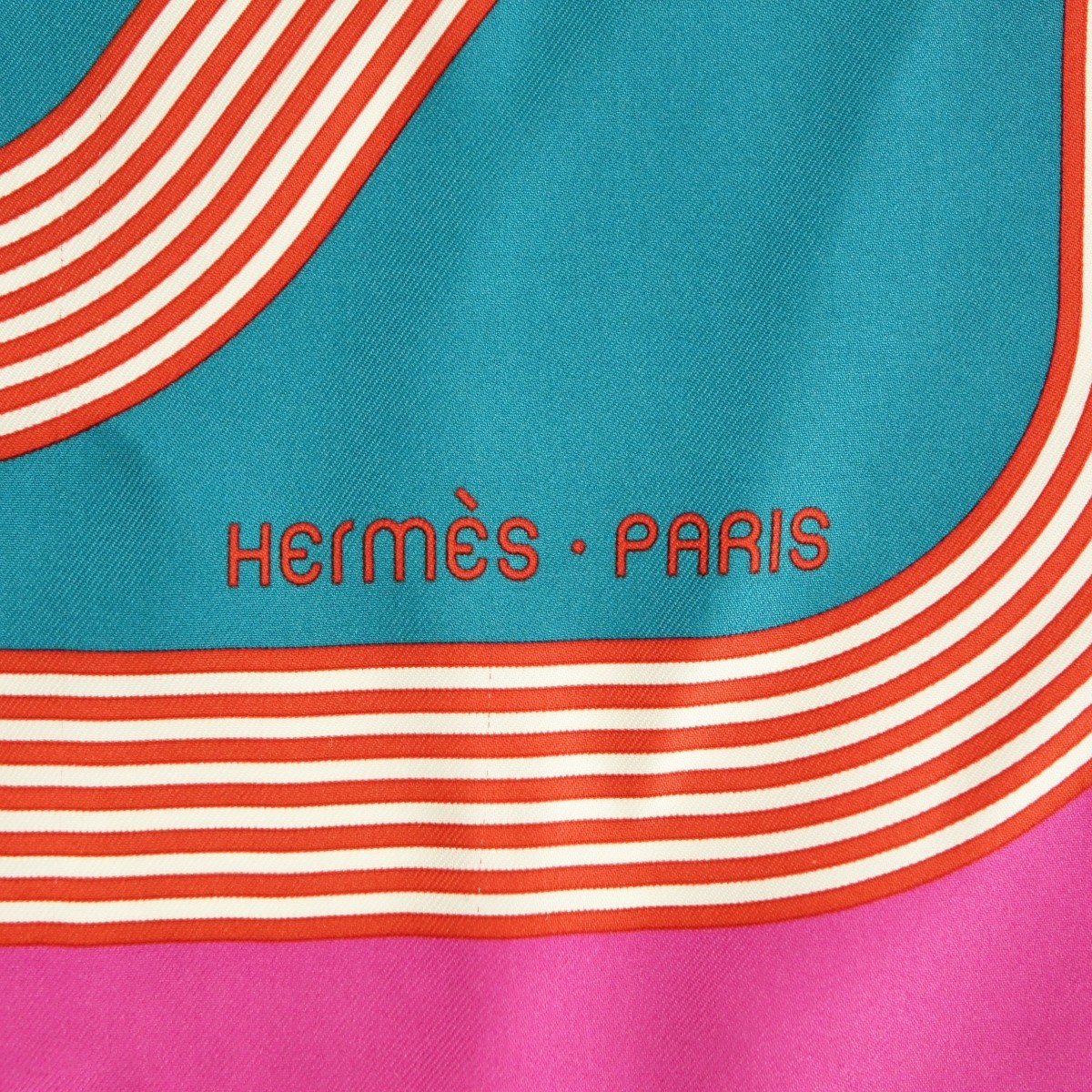 Hermes Circuit 24 Faubourg Twill Silk Scarf