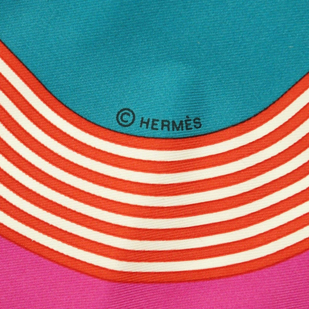 Hermes Circuit 24 Faubourg Twill Silk Scarf