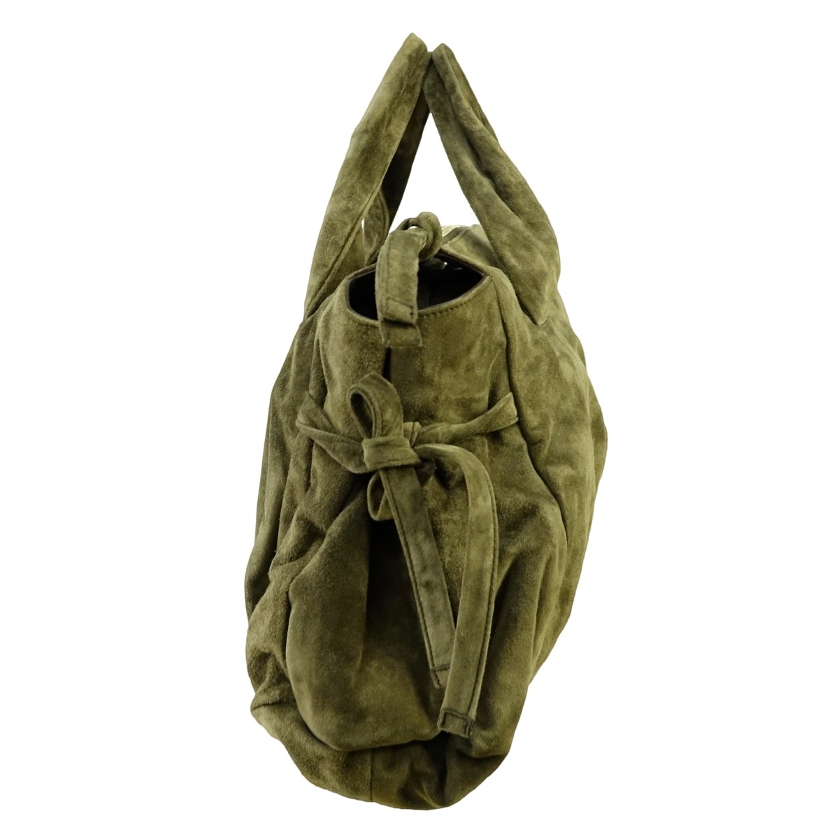 Gucci Moss Green Suede Hysteria MM Bag