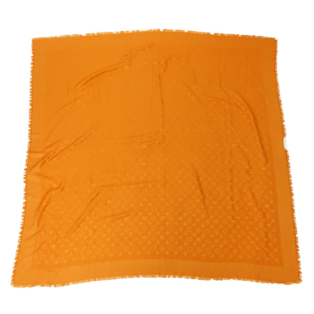 Louis Vuitton Mandarin Silk & Wool Shawl/Scarf