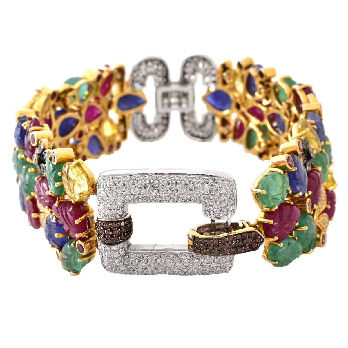 Cartier style Tutti Frutti Bracelet