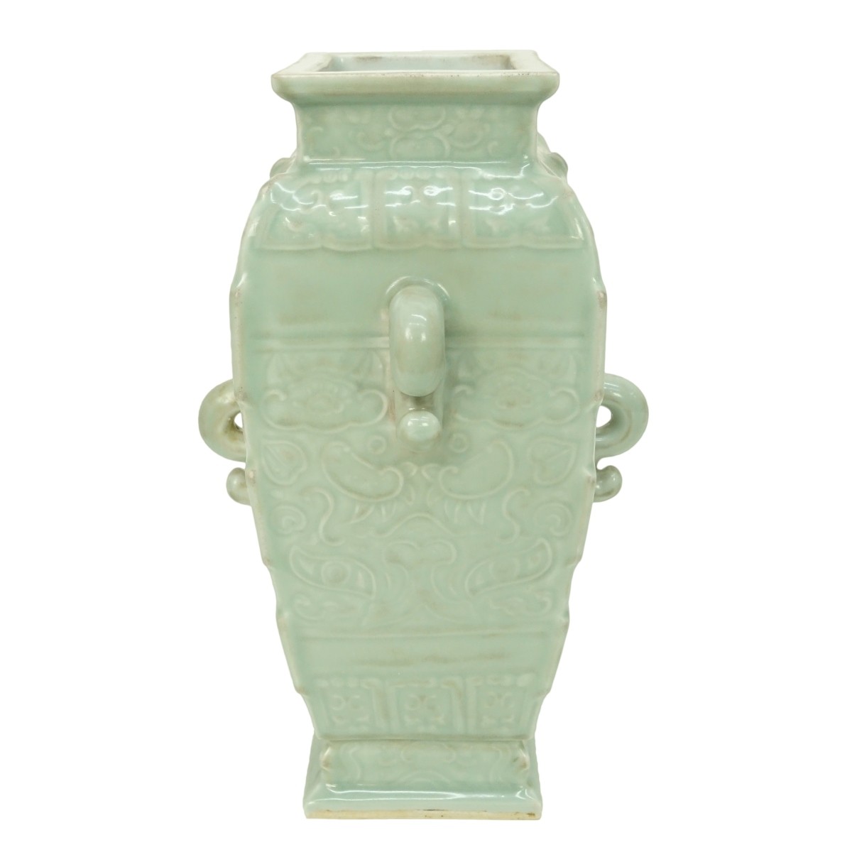 Chinese Celadon Glazed Archaic Style Vase