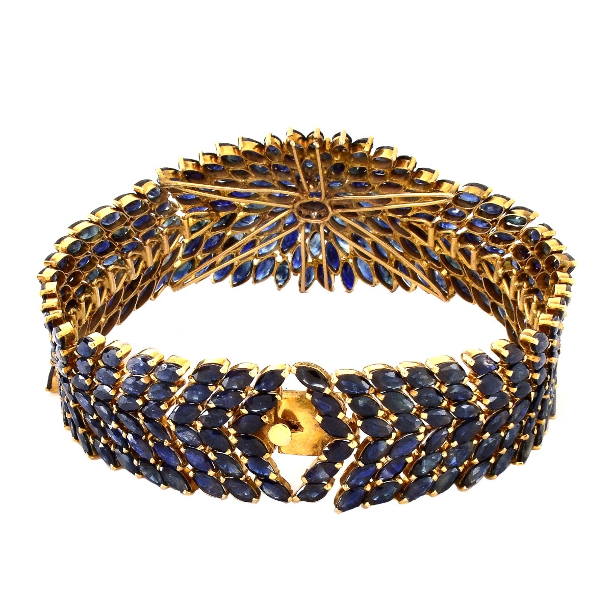 Sapphire and 18K Gold Bracelet