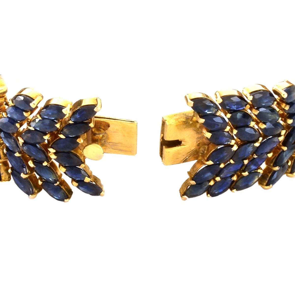 Sapphire and 18K Gold Bracelet