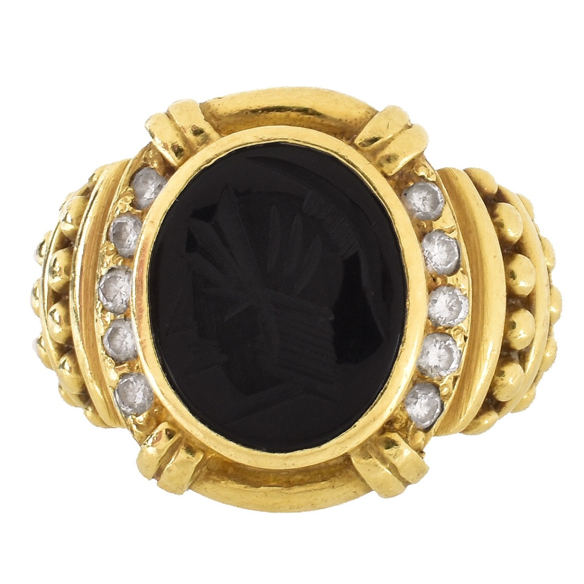 Judith Ripka 14K Gold Ring