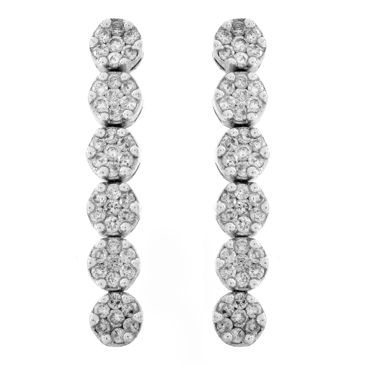 Diamond and 14K Gold Earrings