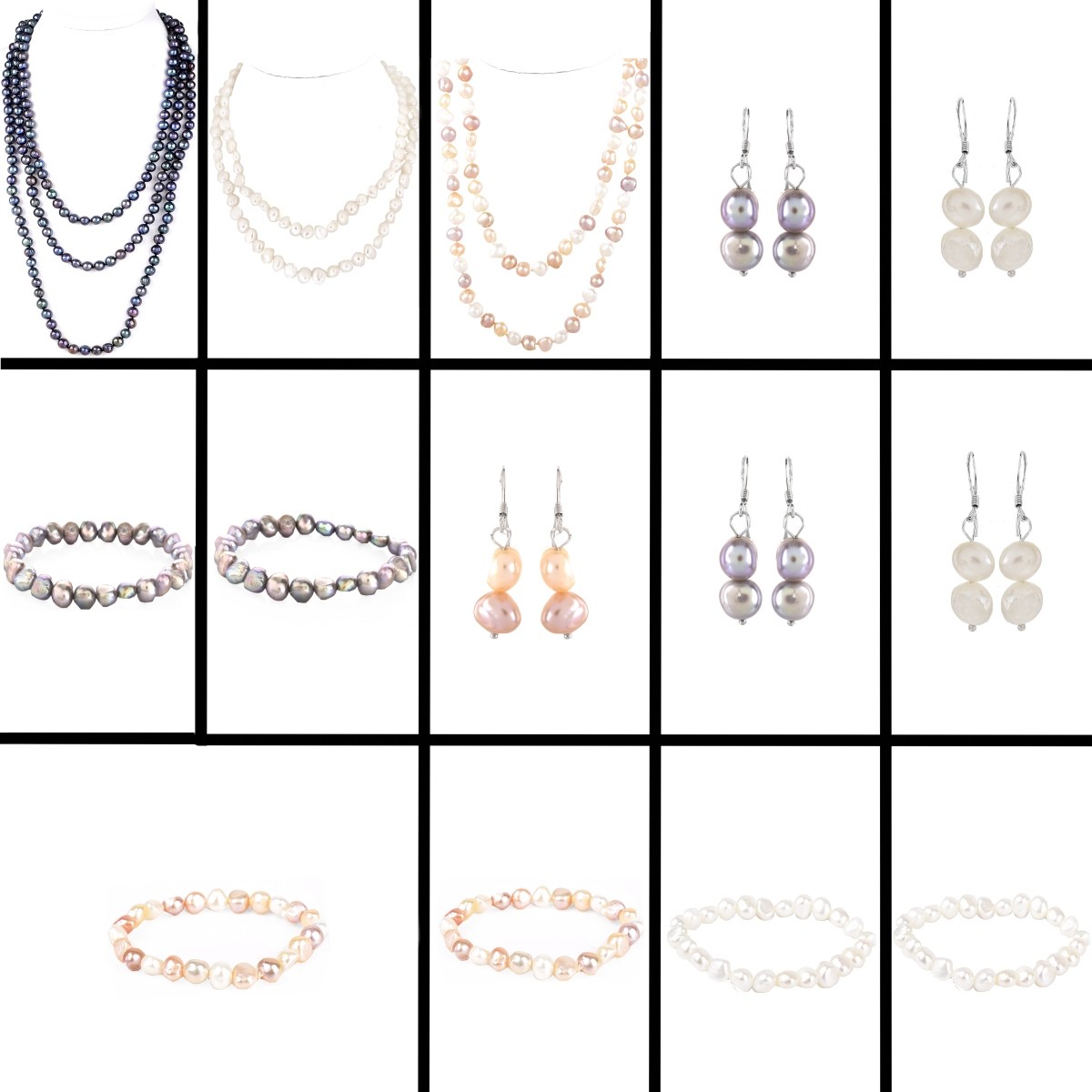 Collection of Baroque Pearl Jewelry