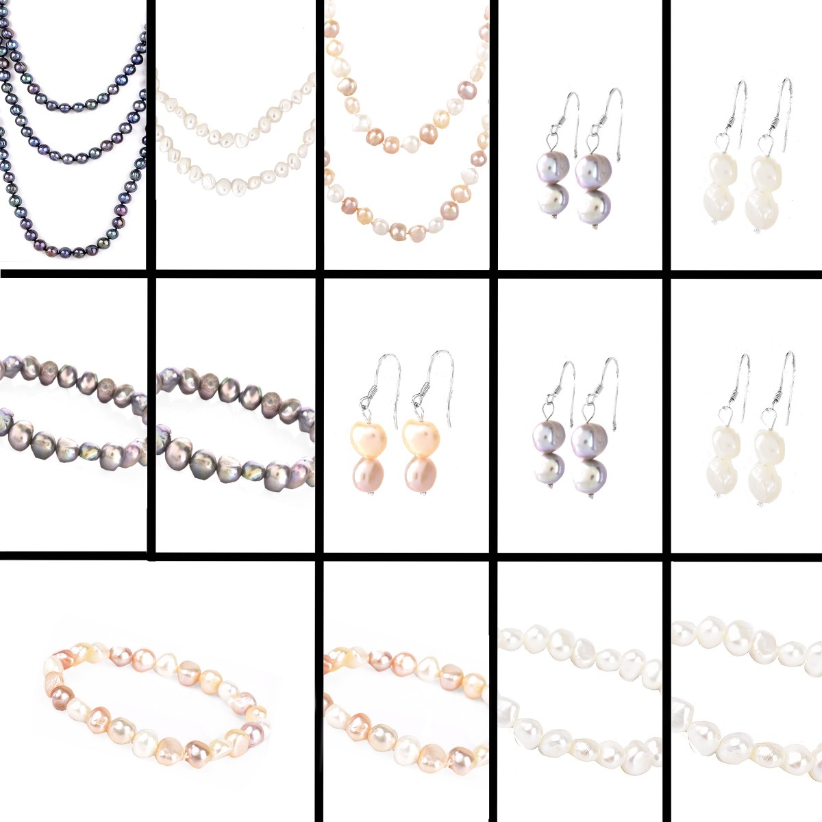 Collection of Baroque Pearl Jewelry