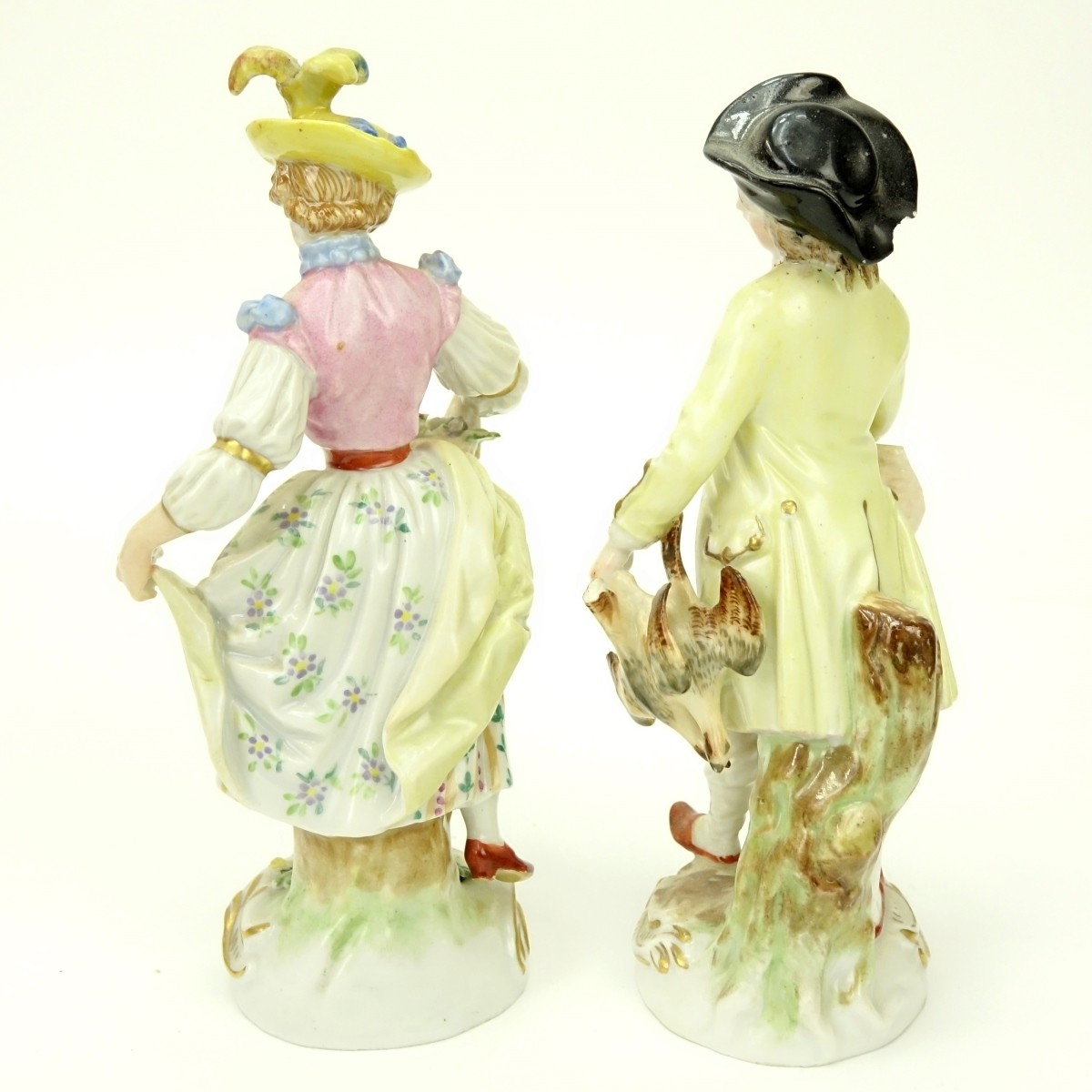 Pair of Dresden Porcelain Figurines