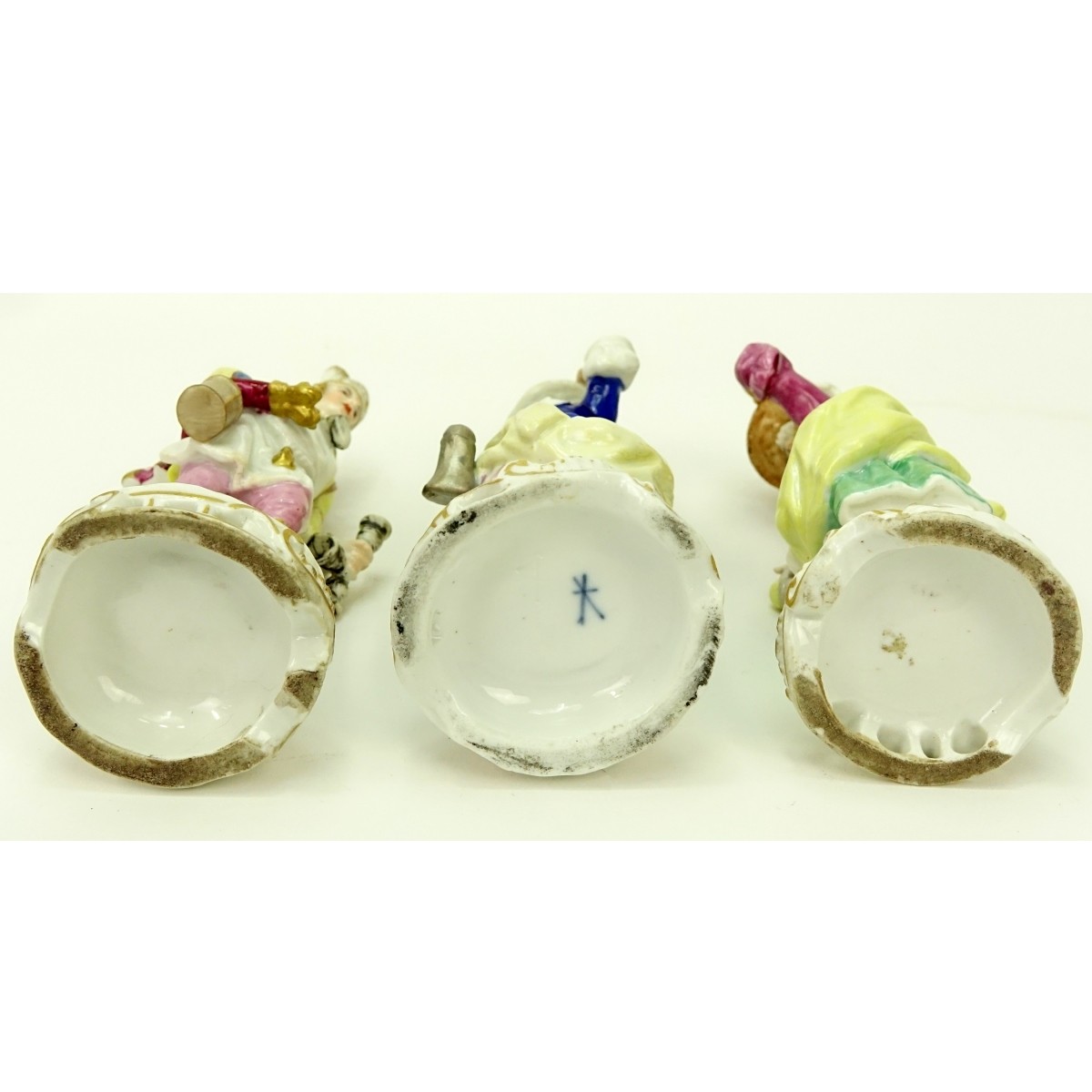 Grouping of Three (3) Antique Porcelain Figurines