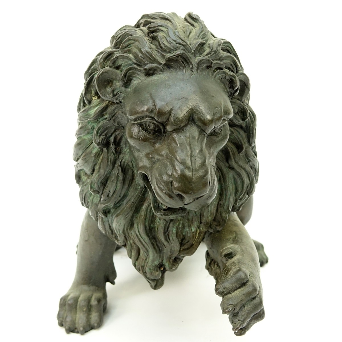 Modern Bronze Sculpture of a Lion