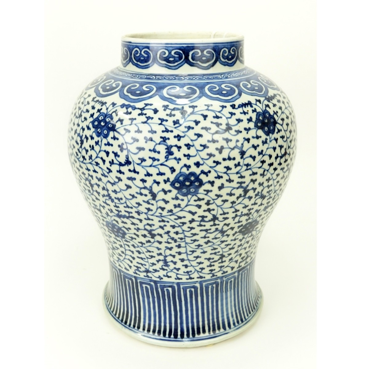 Antique Chinese Porcelain Blue & White Vase