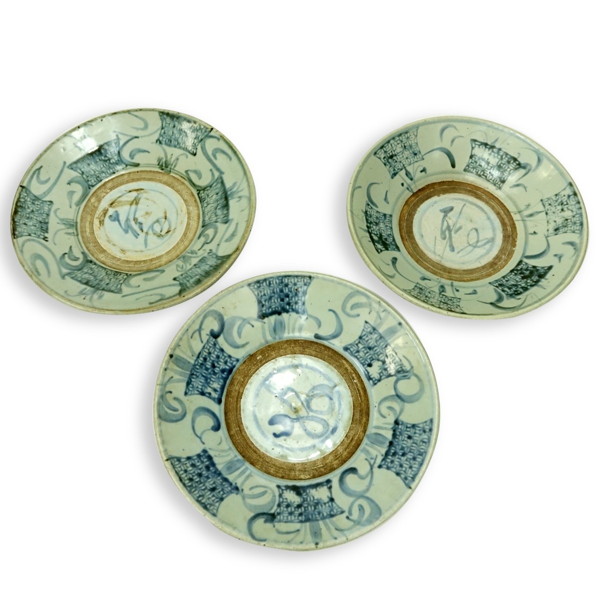 Three (3) Antique Chinese Ceramic Bowls