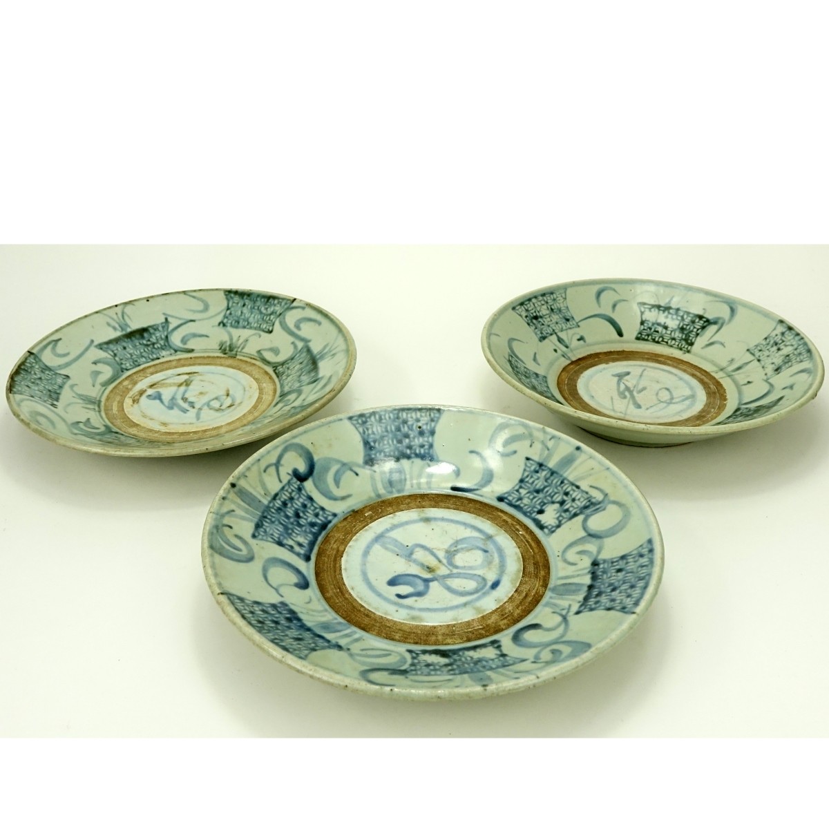 Three (3) Antique Chinese Ceramic Bowls