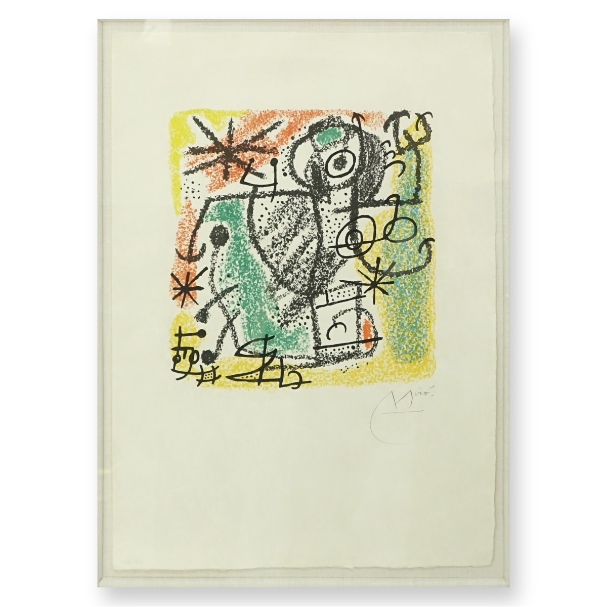 Joan Miro, Spanish (1893-1983) Lithograph on paper