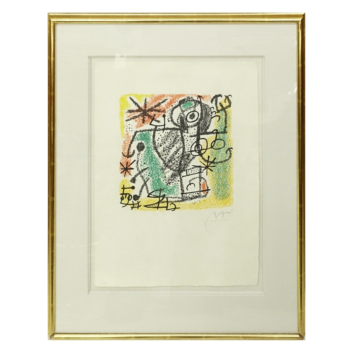 Joan Miro, Spanish (1893-1983) Lithograph on paper