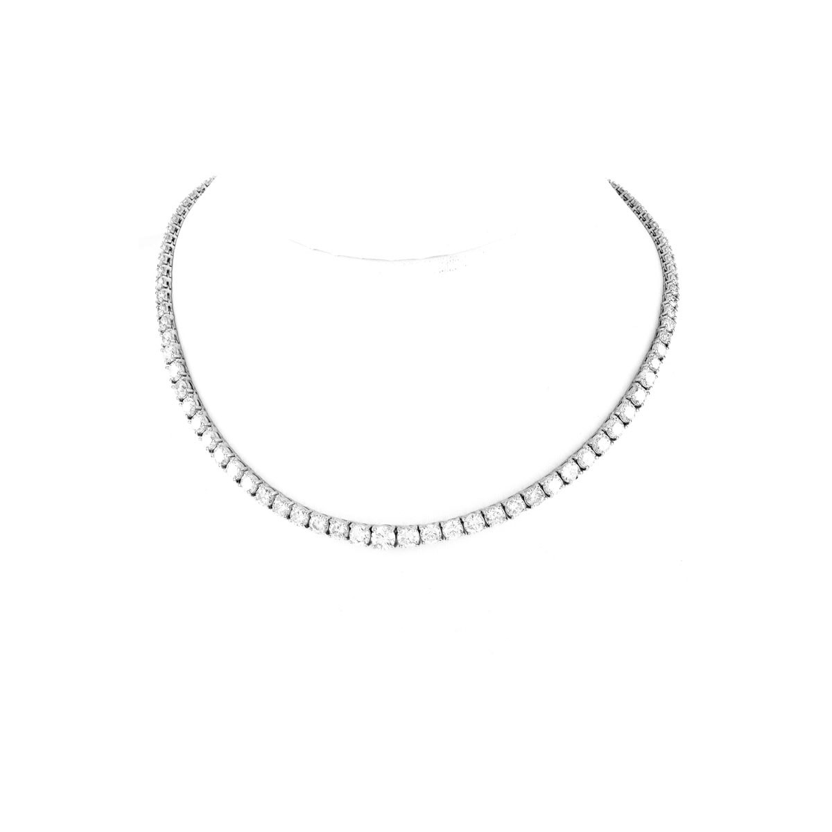 20.0 Carat Diamond and 14K Gold Necklace