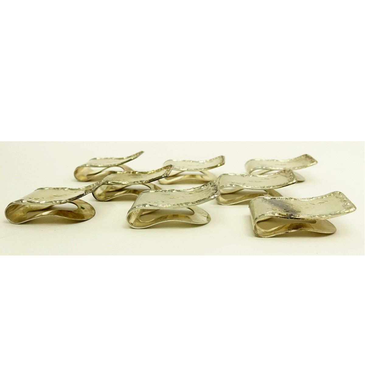 8 Kirk & Son Sterling Napkin Clips