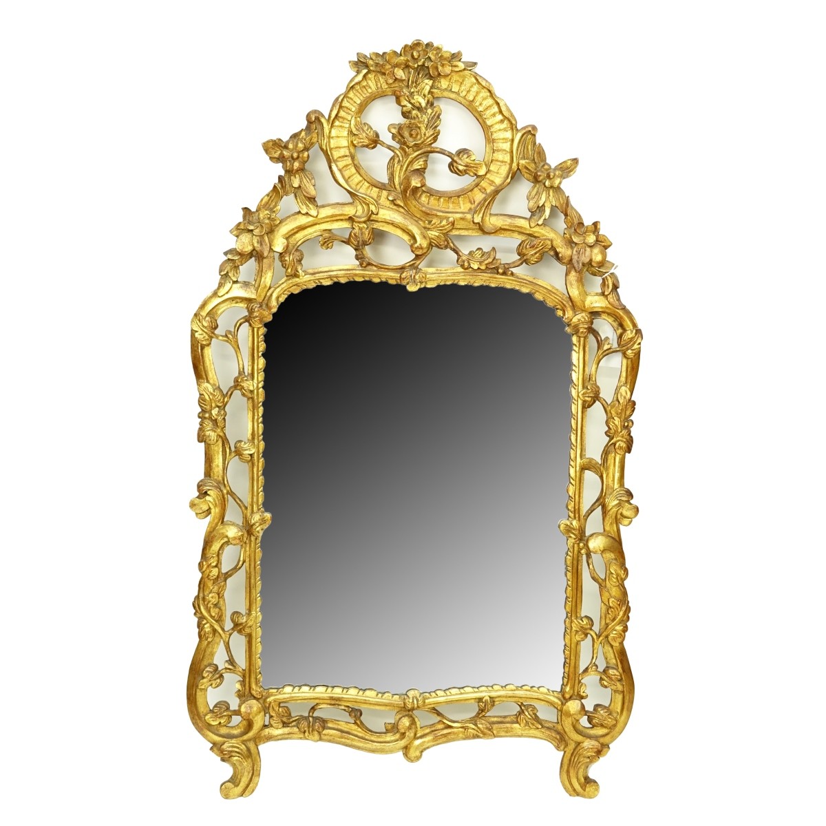 20th Century Louis XVI Style Giltwood Mirror