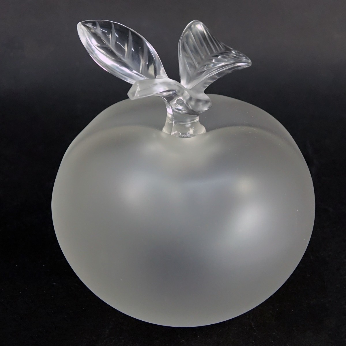 Lalique Crystal Pomme Perfume Bottle