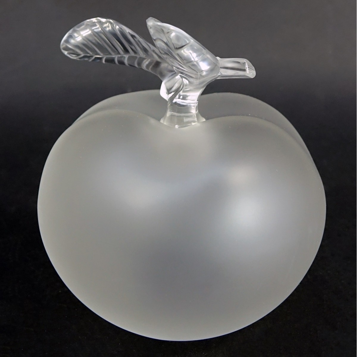 Lalique Crystal Pomme Perfume Bottle