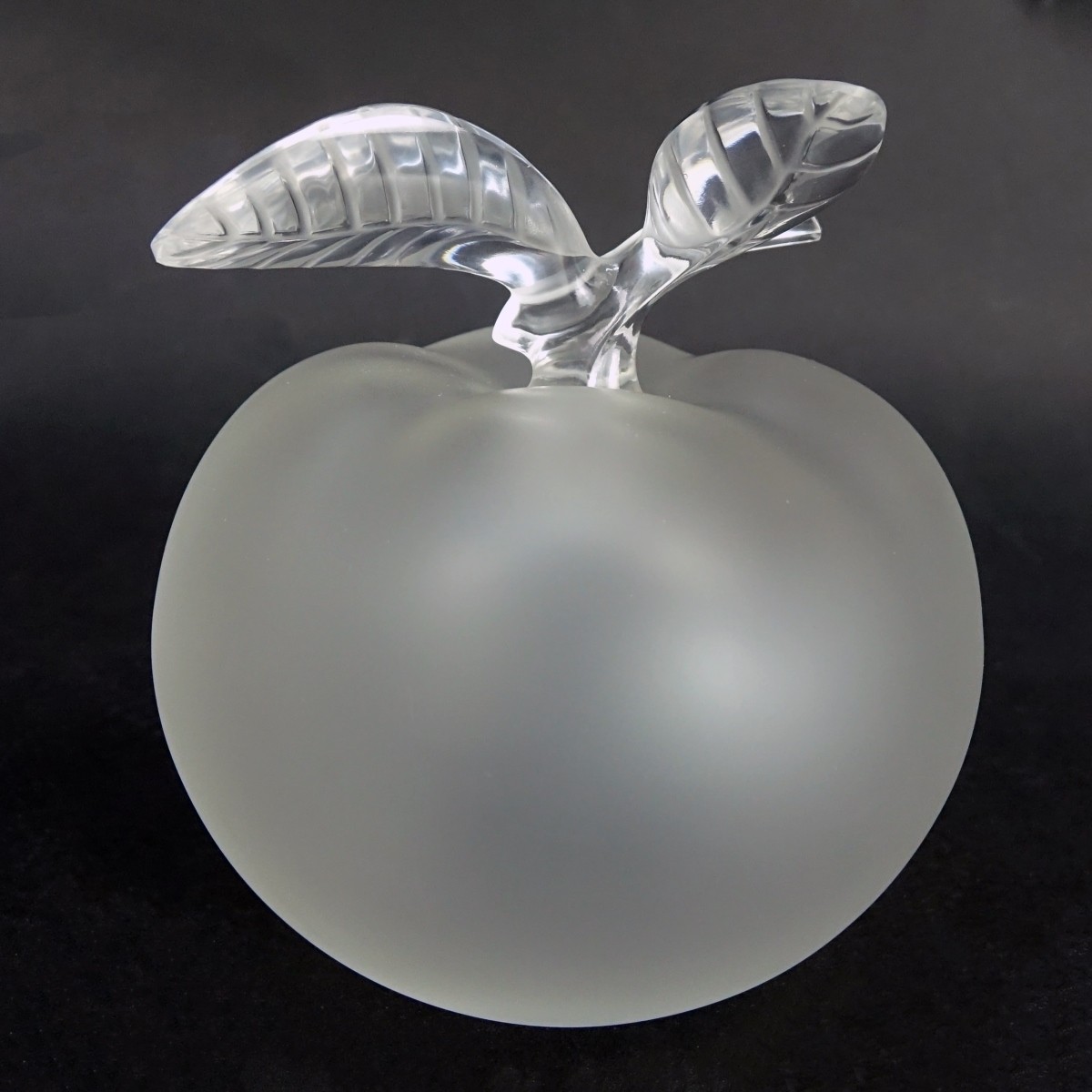 Lalique Crystal Pomme Perfume Bottle