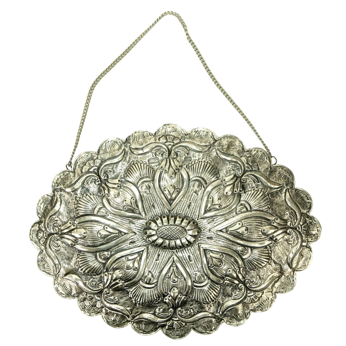 Art Nouveau 800 Silver Mirror