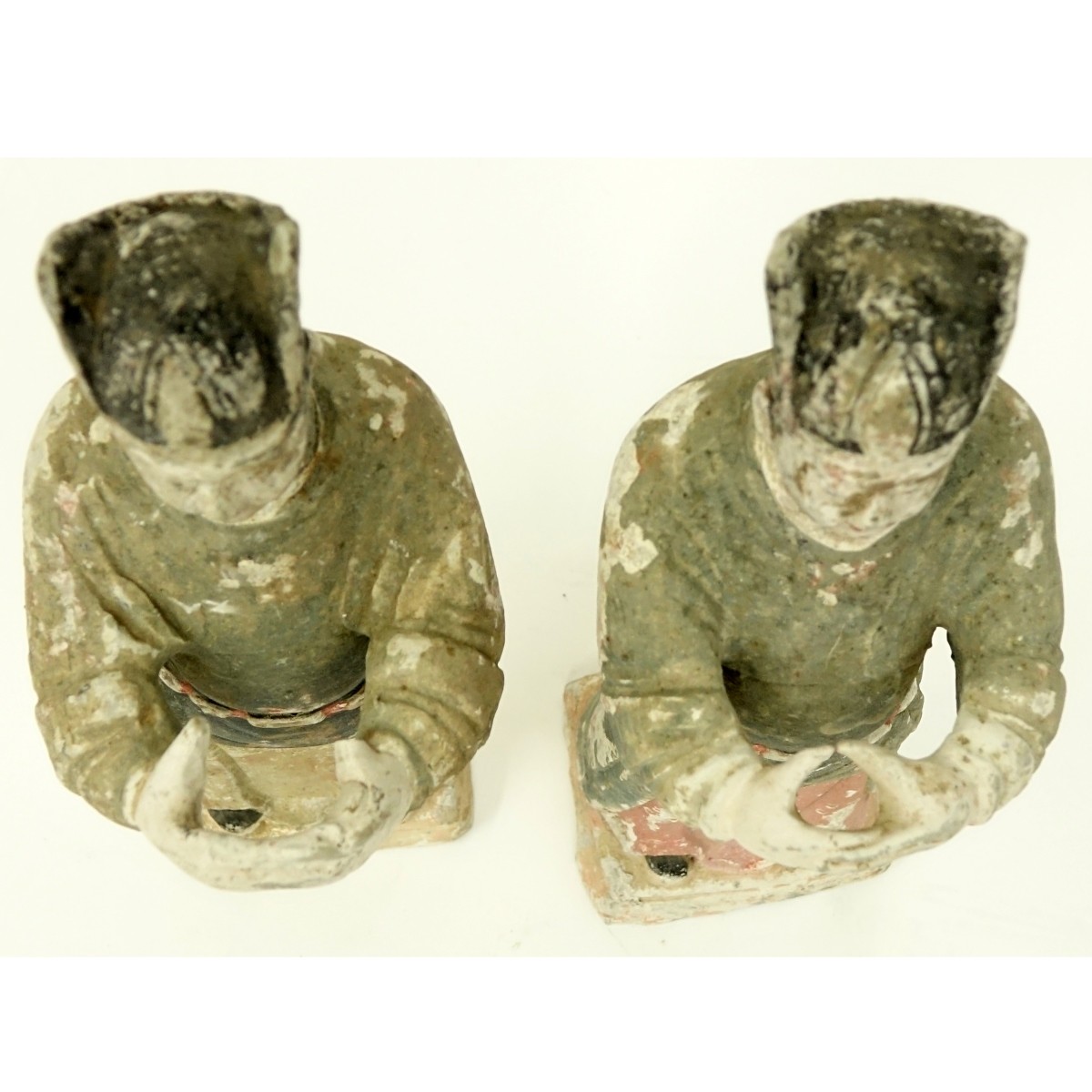 2 Chinese Ming (1368-1644 AD) Pottery Figures