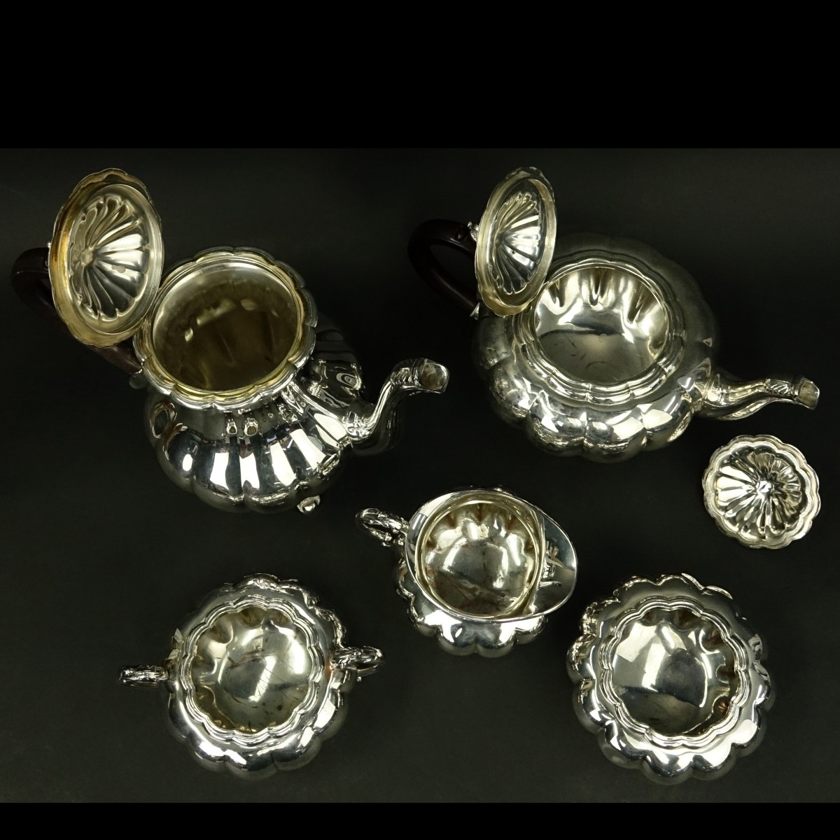 Five Piece Community Silver Plate Coffee Service