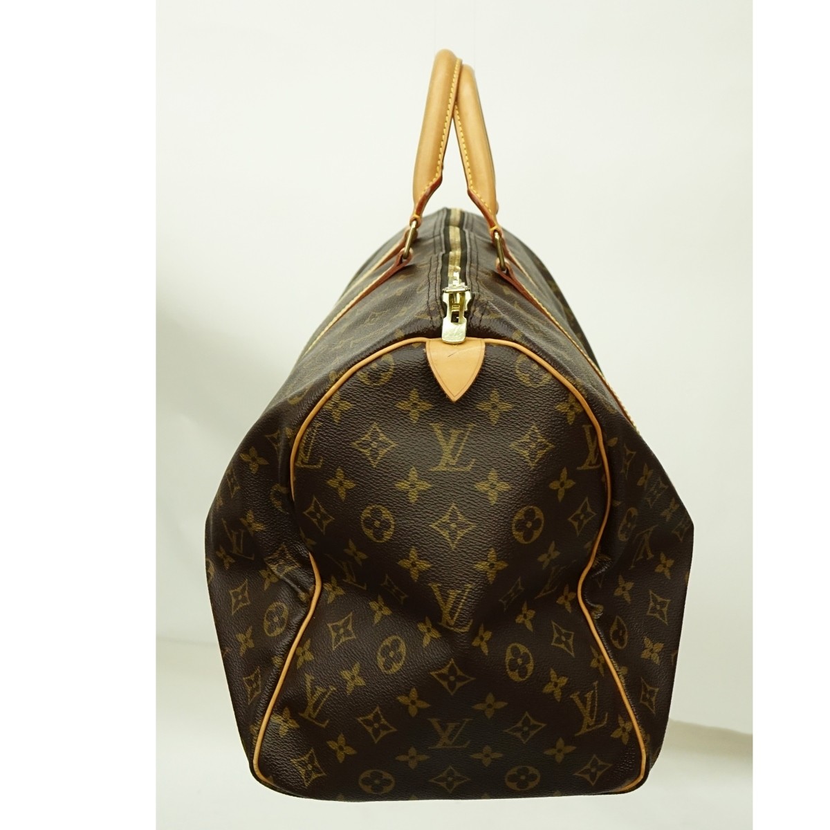 Louis Vuitton Brown Canvas Monogram Keepall 50 Bag