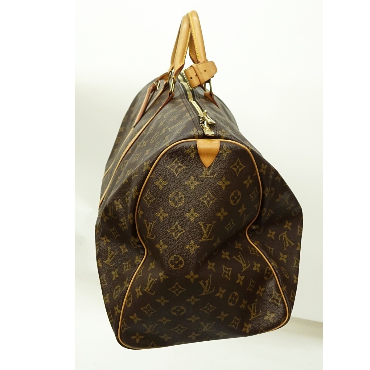 Louis Vuitton Brown Canvas Monogram Keepall 60