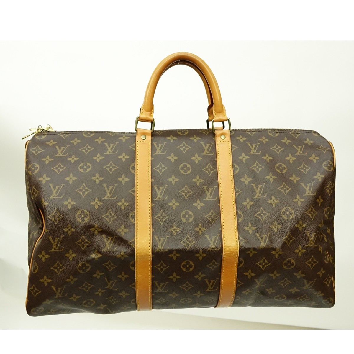 Louis Vuitton Brown Canvas Monogram Keepall 50