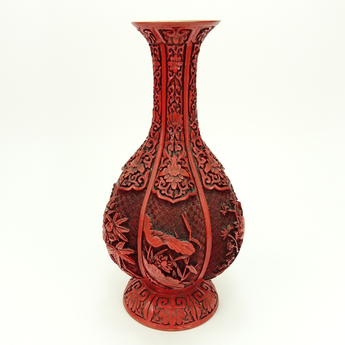 Chinese Cinnabar Vase