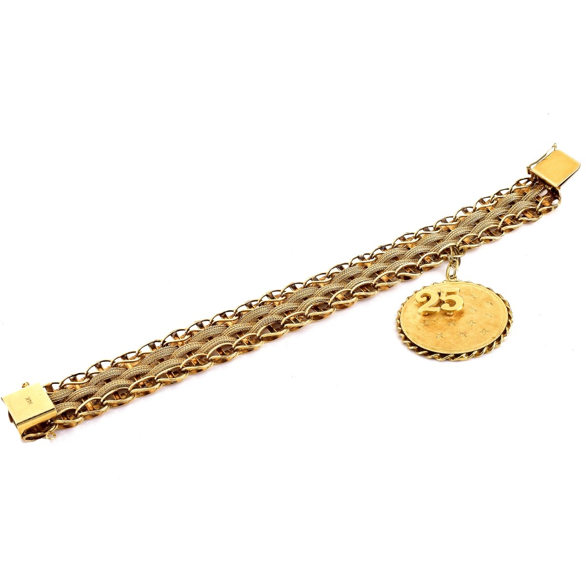 Vintage 14K Charm Bracelet
