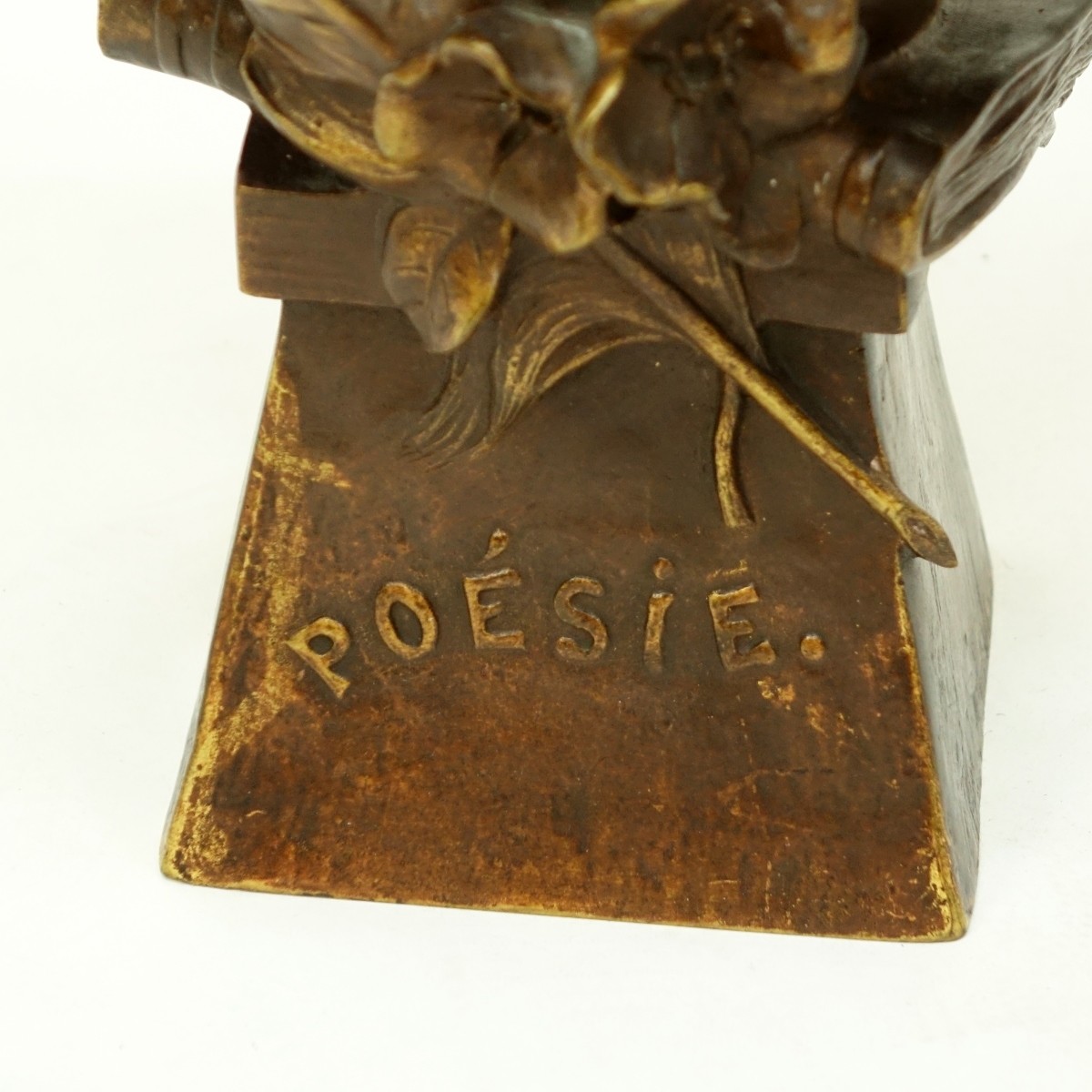 E Sperlacken, French Bronze Bust "Poesie"