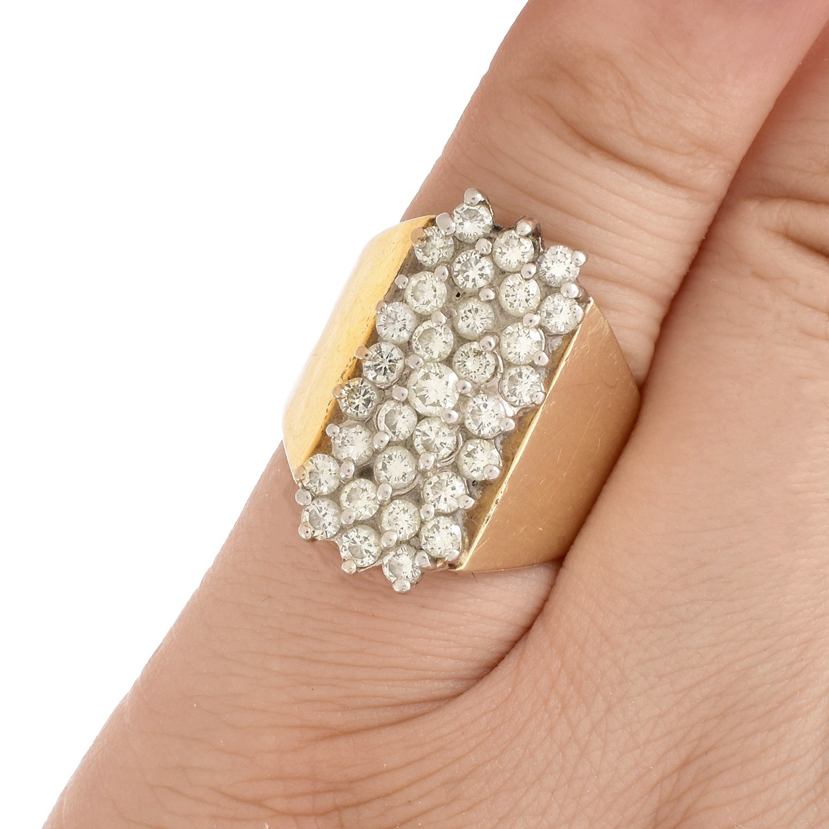 Diamond and 14K Gold Ring